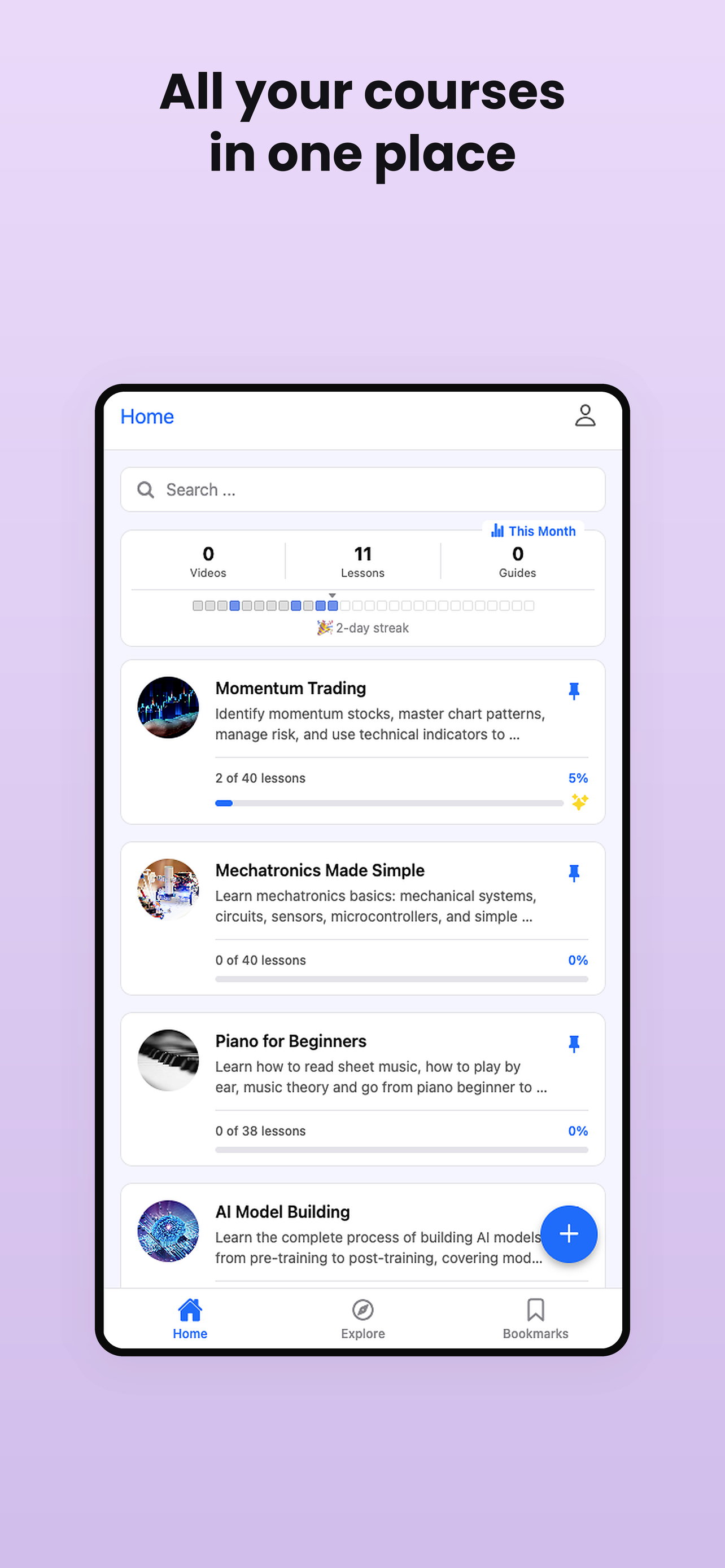 Learn+ screenshot 1
